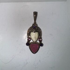 Vintage Sajen sterling silver pendant